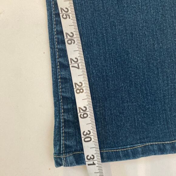 Diesel Green Blue Denim Bootcut Jeans EUC Sz 28 Italian Vintage Y2K - Picture 13 of 15